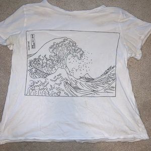 White wave shirt